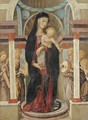 Madonna Col Bambino E Quattro Angeli Musicanti - Giovanni di ser Giovanni Guidi (see Scheggia)