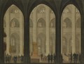 The Interior Of A Cathedral - Dutch School