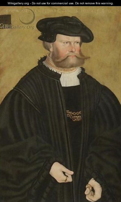 Portrait Of Graf Phillip Von Solms - Hans Doring