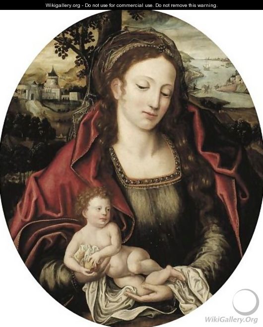 Virgin And Child - Pieter I Claeissins