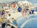 On The Beach At Newlyn - Ernest Procter