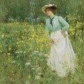 A Morning Walk - Arthur Hacker