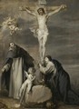 The Crucified Christ Adored By Saints Dominic And Catherine Of Siena - Sir Anthony Van Dyck