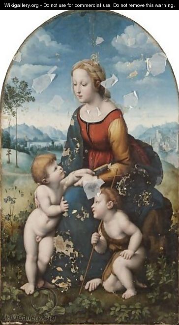 The Madonna And Child In A Landscape (