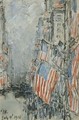 Flag Day, Fifth Avenue, July 4th 1916 - Frederick Childe Hassam