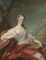 Portrait Of Marie-Genevieve Boudrey, Represented As A Muse - Jean-Marc Nattier