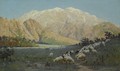 Sheep Grazing On The Mountainside - Richard Karlovich Zommer