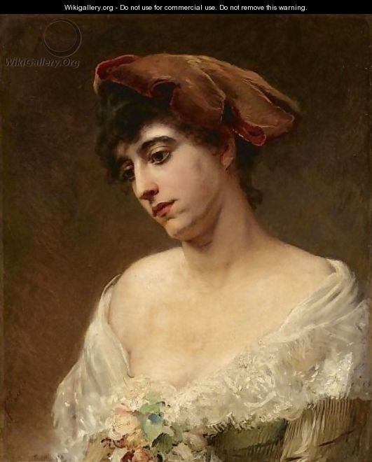 Portrait Of A Lady 2 - Konstantin Egorovich Egorovich Makovsky