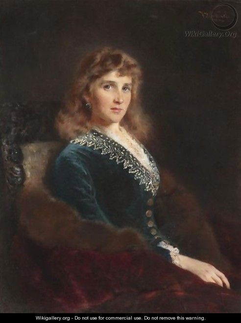 Portrait Of A Lady Said To Be The Artist