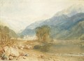 A View From The Castle Of St. Michael, Bonneville, Savoy, From The Banks Of The Arve River - Joseph Mallord William Turner