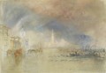 Venice Looking Towards The Dogana And San Giorgio Maggiore, With A Storm Approaching - Joseph Mallord William Turner
