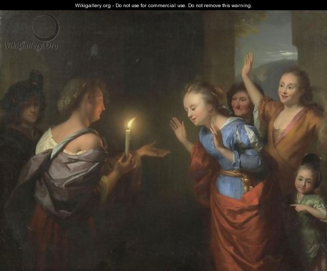 The Parable Of The Lost Piece Of Silver - Godfried Schalcken