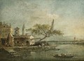 A View Of The Island Of Anconetta With The Torre Di Marghera Beyond - Francesco Guardi