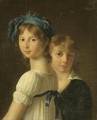 Portrait Of A Sister And Her Younger Brother - Marie-Victoire Lemoine