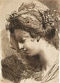 Head Of A Young Woman - Gaetano Gandolfi
