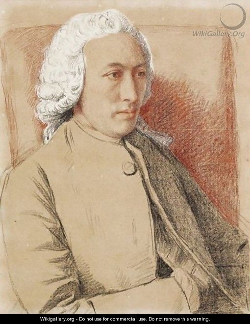 Portrait Of The Philosopher And Naturalist Charles Bonnet - Etienne Liotard