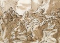 Queen Thomyris, Having Defeated King Cyrus, Orders That His Head Be Thrown In A Vessel Full Of Human Blood - Sebastiano Ricci