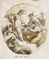 Decorations With Cybele And The Four Seasons - Felice Giani
