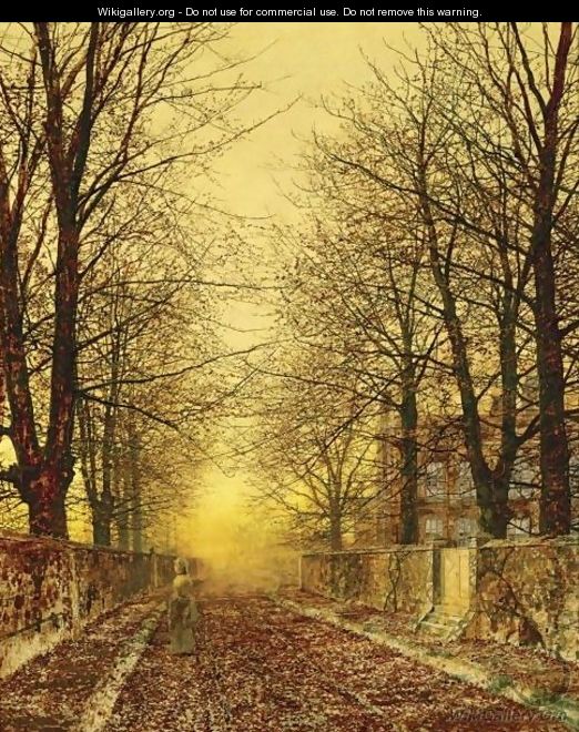 A Golden Country Road - John Atkinson Grimshaw