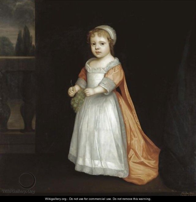 Portrait Of Lady Anne Fitzroy, Countess Of Sussex (1661-1722) - (after) Dyck, Sir Anthony van