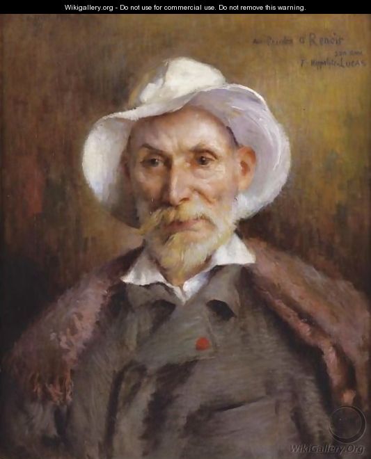 Portrait De Renoir - Felix Hippolyte-Lucas