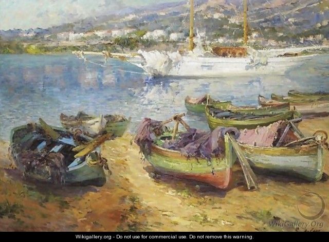 Port En Mediterranee - Gustave Deloye