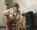 The Flute Player - Frederick James McNamara Evans