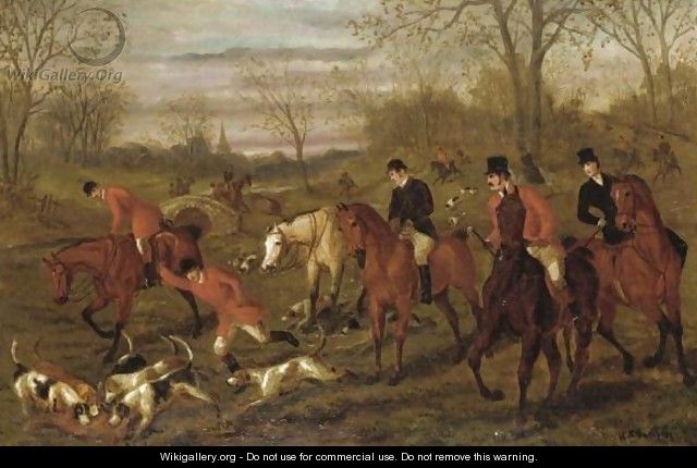 Hunting Scene - Edward Benjamin Herberte