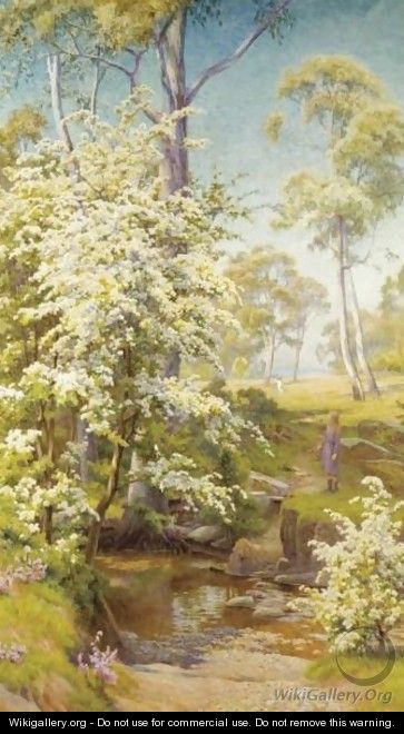 Under The Hawthorn Blossom - Walter Follen Bishop