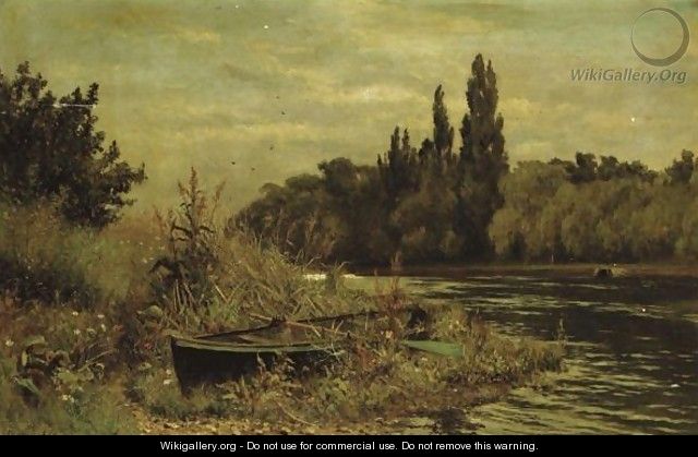 Rowing Boat On The Thames - Fred Hines