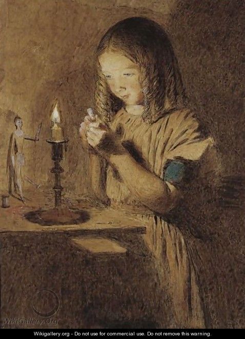 The Little Dressmaker - William Henry Hunt