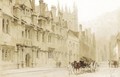 A Street Scene In Oxford - Thomas Allom