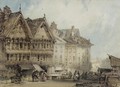 A Busy Market Square - William Callow