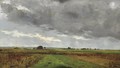 Landscape With Storm Clouds - Leon Germain Pelouse