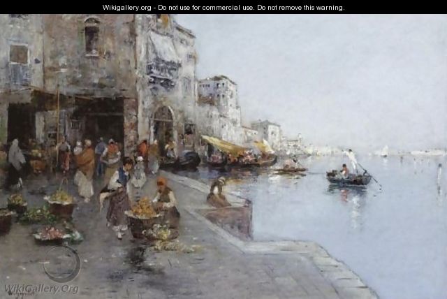 Venetian Market - Wilhelm von Gegerfelt