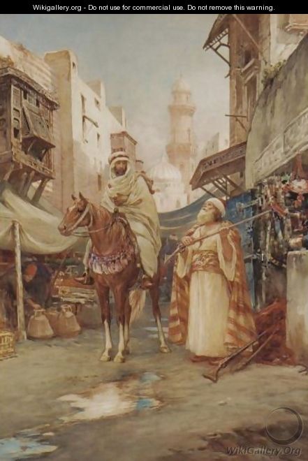Middle Eastern Street Scene - G. Carosi