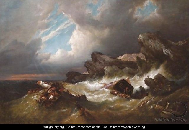 The Eye Of The Storm - Pieter Christiaan Cornelis Dommersen