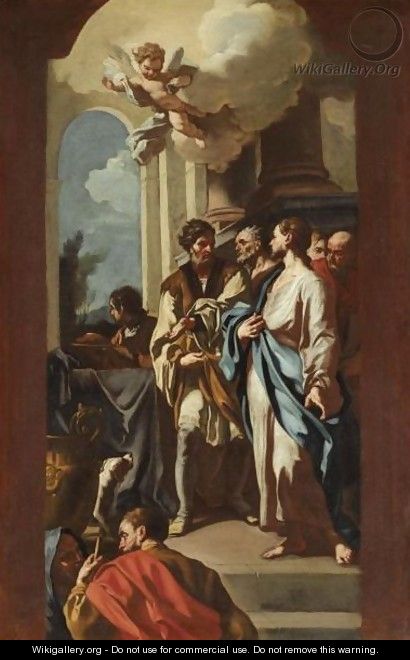 Christ At The House Of Simon The Pharisee - Francesco Solimena