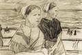 Scheveningen Fisherwomen, Double Sided - Isaac Israels