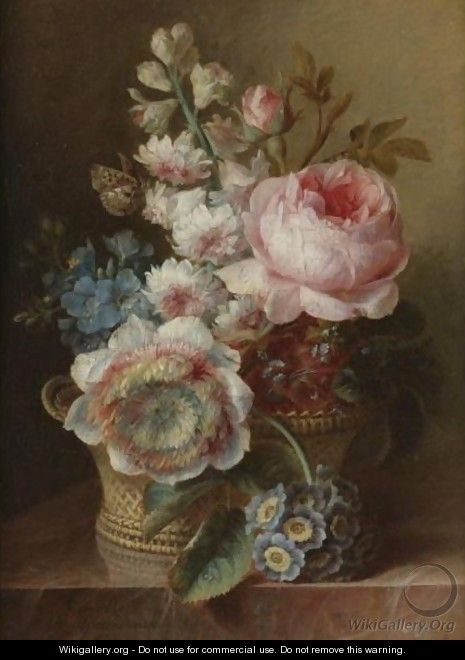 Still Life With Flowers - Cornelis van Spaendonck