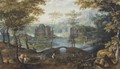 A Landscape With Latona Turning The Lycian Peasants Into Frogs - Roelandt Jacobsz Savery