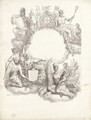 A Design For A Frontispiece With An Allegory Of Brazil - Ottmar, the Younger Elliger