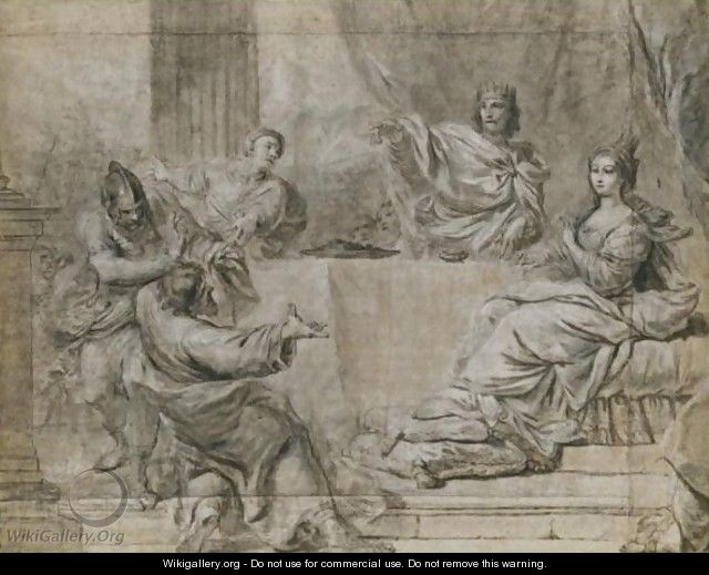 Esther Obtains The Punishment Of Haman From King Ahasuerus - Antonio Gionima