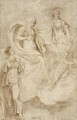 Venus And Cupid And Other Classical Female Figures - Girolamo da Carpi