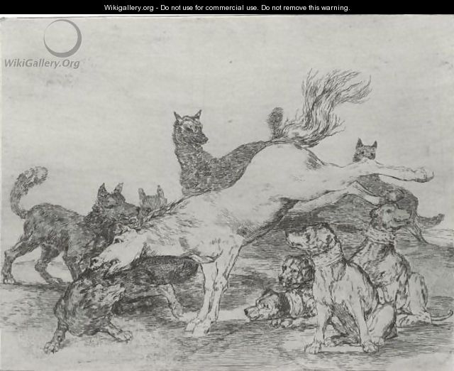 No Se Convienen - Francisco De Goya y Lucientes