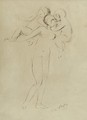 Femme Nu Avec Amours (Study For 'La Nuit') - Auguste Rodin