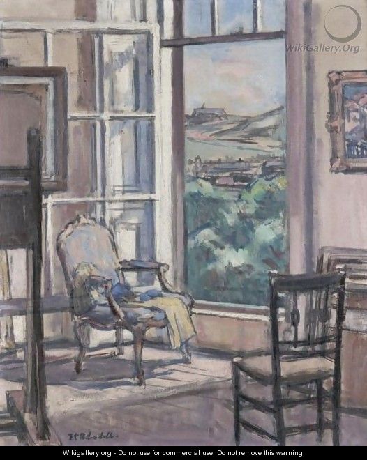 Interior, The Open Window - Francis Campbell Boileau Cadell