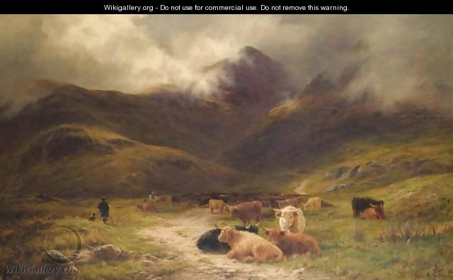 At The Head Of Glen Etive - Louis Bosworth Hurt