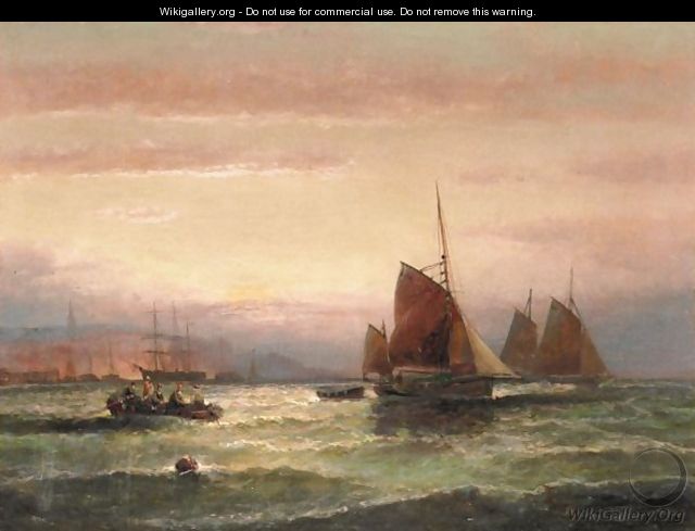 Sailing Boats - William A. Thornley or Thornbery