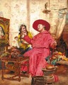 The Cardinal Entertainsi - (after) Francois Brunery